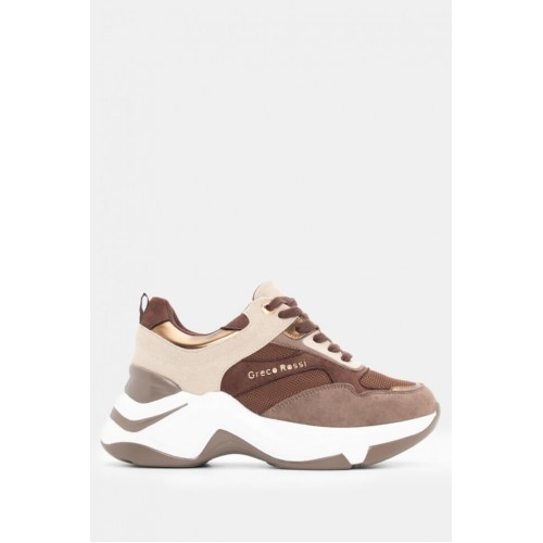 ΓΥΝΑΙΚΕΙΑ Sneakers Δίσολα με Διακοσμητικό ΚΑΦΕ