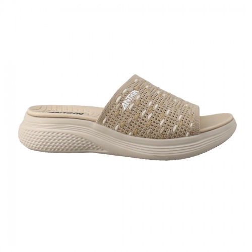 ANTRIN SOFT 81.AXEL-200 Μπεζ Γυναικεία Παντόφλα με Μαλακό Πάτο