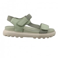 ANTRIN SOFT 81.GIANNA-200 Χακί Πέδιλα Γυναικεία Με Αυτοκόλητα