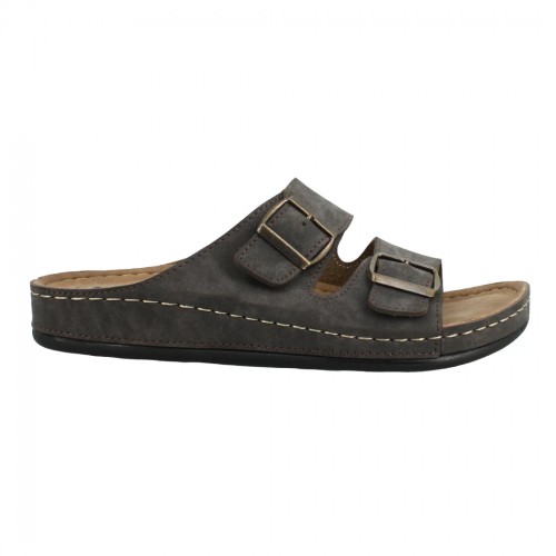 BEWILD 56.S698N-4824 Καφέ Ανδρική Παντόφλα Με Δύο Τοκάδες BEWILD 56.S698N-4824 Καφέ Ανδρική Παντόφλα Με Δύο Τοκάδες