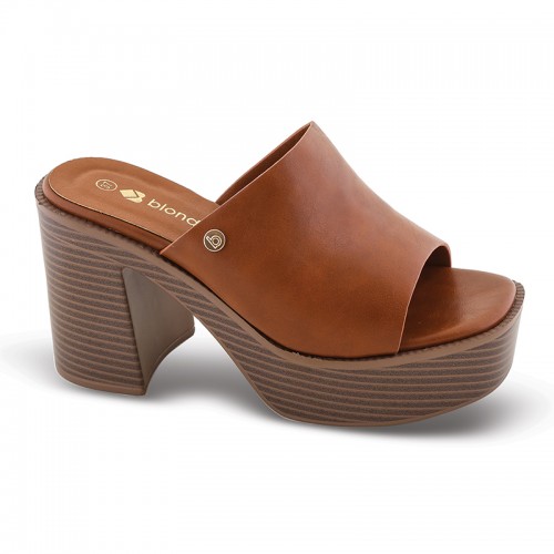  ΓΥΝΑΙΚΕΙΑ ΠΑΝΤΟΦΛΑ Clogs με Φιάπα SD94108 CAMEL