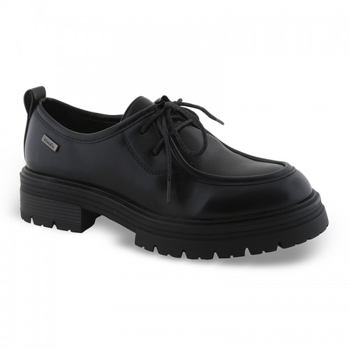 Zak Shoes SD57075 – Γυναικεία Oxford με Κορδόνια Μαύρα