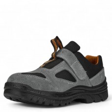 Ανδρικά παπούτσια εργασίας με προστασία δάκτυλων ELDI ΓΚΡΙ