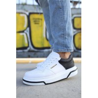 Aνδρικά sneaker CHEKICH 075 WHITE-BLACK