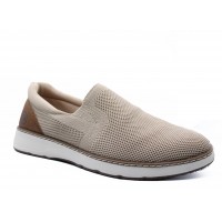 Ανδρικά casual παπούτσια COTTON BELT JERRY ΣΕ ΜΠΕΖ ΧΡΩΜΑ  