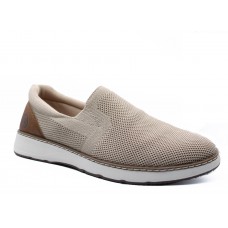 Ανδρικά casual παπούτσια COTTON BELT JERRY ΣΕ ΜΠΕΖ ΧΡΩΜΑ  