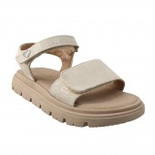 IQKIDS 19.ATLANTA-200 Μπεζ Αυτοκόλλητο Πέδιλο Για Κορίτσια