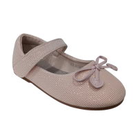 ΠΑΙΔΙΚΑ ΜΠΑΛΑΡΙΝΕΣ IQKIDS ΣΕ ΡΟΖ 53.ORANGE-190 ΜΕ ΔΕΡΜΑΤΙΝΟ ΠΑΤΟ