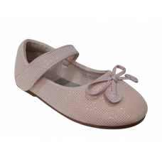 ΠΑΙΔΙΚΑ ΜΠΑΛΑΡΙΝΕΣ IQKIDS ΣΕ ΡΟΖ 53.ORANGE-190 ΜΕ ΔΕΡΜΑΤΙΝΟ ΠΑΤΟ