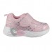 IQKIDS 92.KARLA-195 Ροζ Αθλητικό Με Φωτάκια Και Δερμάτινο Πάτο Για Κορίτσια