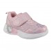 IQKIDS 92.KARLA-195 Ροζ Αθλητικό Με Φωτάκια Και Δερμάτινο Πάτο Για Κορίτσια