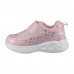 IQKIDS 92.KARLA-195 Ροζ Αθλητικό Με Φωτάκια Και Δερμάτινο Πάτο Για Κορίτσια