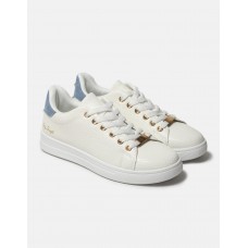 Basic sneakers with metallic details jean