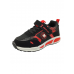 ΠΑΙΔΙΚΑ ΑΘΛΗΤΙΚΑ ZAKSHOES ΜΕ ΦΩΤΑΚΙΑ ΜΑΥΡΟ SD26057