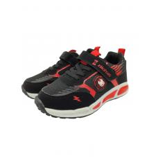 ΠΑΙΔΙΚΑ ΑΘΛΗΤΙΚΑ ZAKSHOES ΜΕ ΦΩΤΑΚΙΑ ΜΑΥΡΟ SD26057