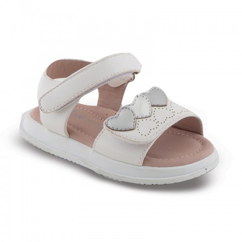 Πέδιλο για κορίτσι ZAK SHOES SD12301 ΛΕΥΚΟ 