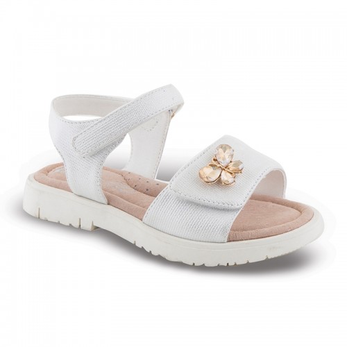 Πέδιλο για κορίτσι ZAK SHOES SD21044 ΛΕΥΚΟ 