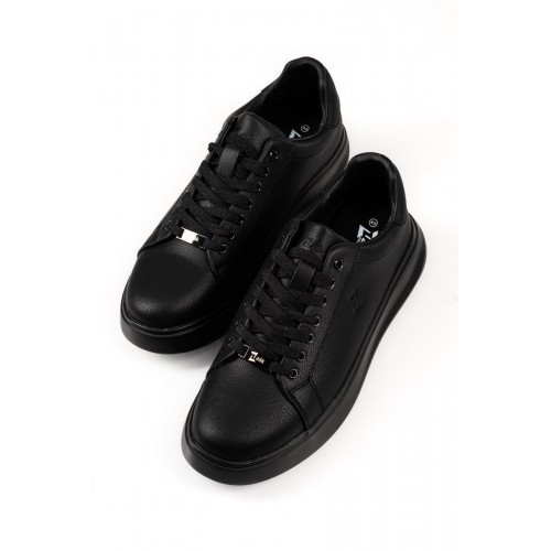 ZAK Ανδρικά Sneakers Flatforms Μαύρα με Κορδόνια SD04017 ZAK Ανδρικά Sneakers Flatforms Μαύρα με Κορδόνια SD04017