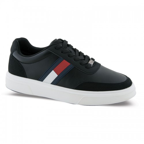 Zak SD04023 – Ανδρικά Μαύρα Casual Sneakers PU