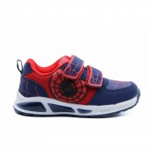 Παιδικά Sneakers με Σκρατς & Φωτάκια Μπλε