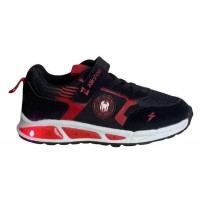 Zak SD26057 – Παιδικά Sneakers με Σκρατς & Φωτάκια Μαύρα