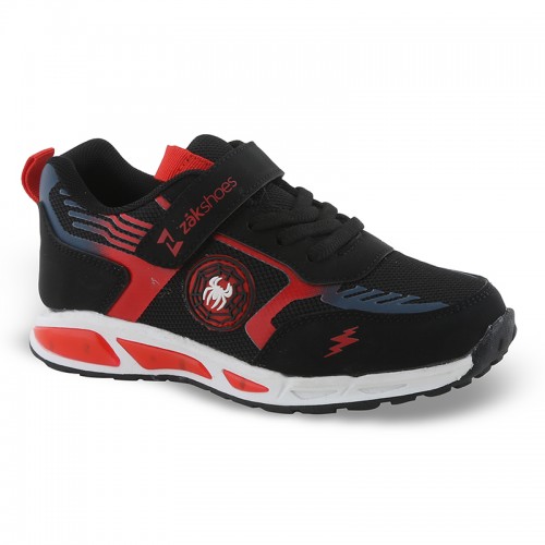 Zak SD26057 – Παιδικά Sneakers με Σκρατς & Φωτάκια Μαύρα