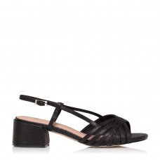 Γυναίκεια πέδιλα ZAK SHOES SD06015 ΜΑΥΡΟ 