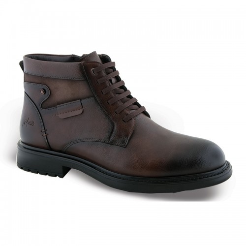 ZAK SD54021 – Ανδρικό Καφέ Μποτάκι PU