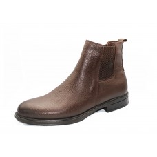 Men's leather boots 7754 in CAMEL