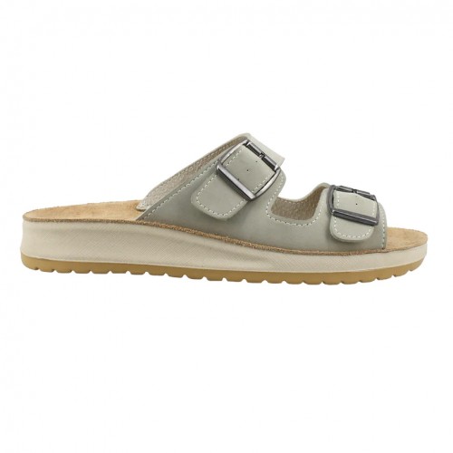 TIGLIO 56.S688-6561 ΓΚΡΙ Γυναικείο Σανδάλι Με Τοκάδες