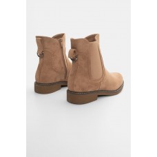WOMEN Ankle Boots with Rubber BEIGE