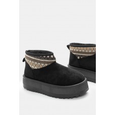 ΓΥΝΑΙΚΕΙΑ  Μποτάκια Δίσολα με Εσωτερική Επένδυση Γούνας