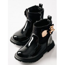 ΠΑΙΔΙΚΟ ΜΠΟΤΑΚΙ ΜΑΥΡΟ Zak shoes λουστρίνι SD12275