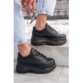 Γυναίκεια Δίσολα Sneakers ΜΑΥΡΟ H9035