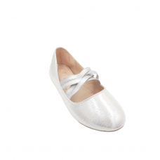 Children's ballerinas with rubber bands SILVER 275