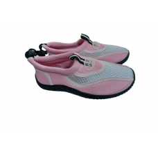 Children's beach shoes with lace in pink 553